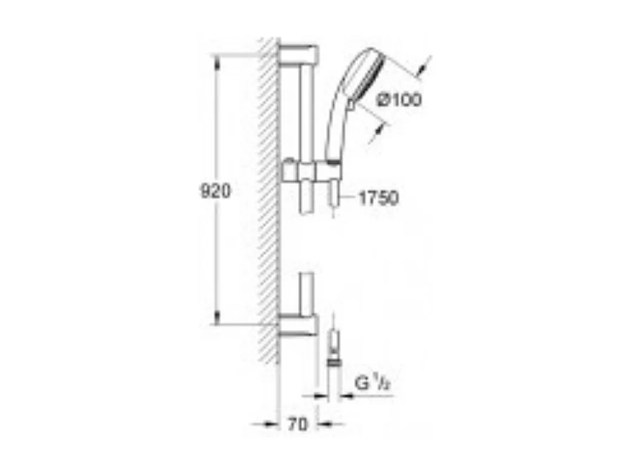 Grohe - Conjunto de ducha Tempesta Cosmopolitan 100