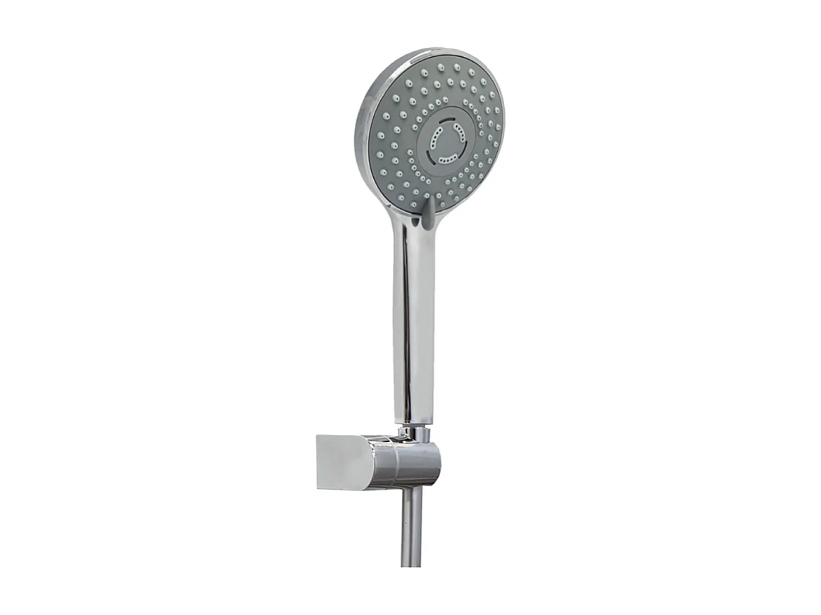 Pommeau de douche + support + flexible PAINI Ruby Rond Chrome