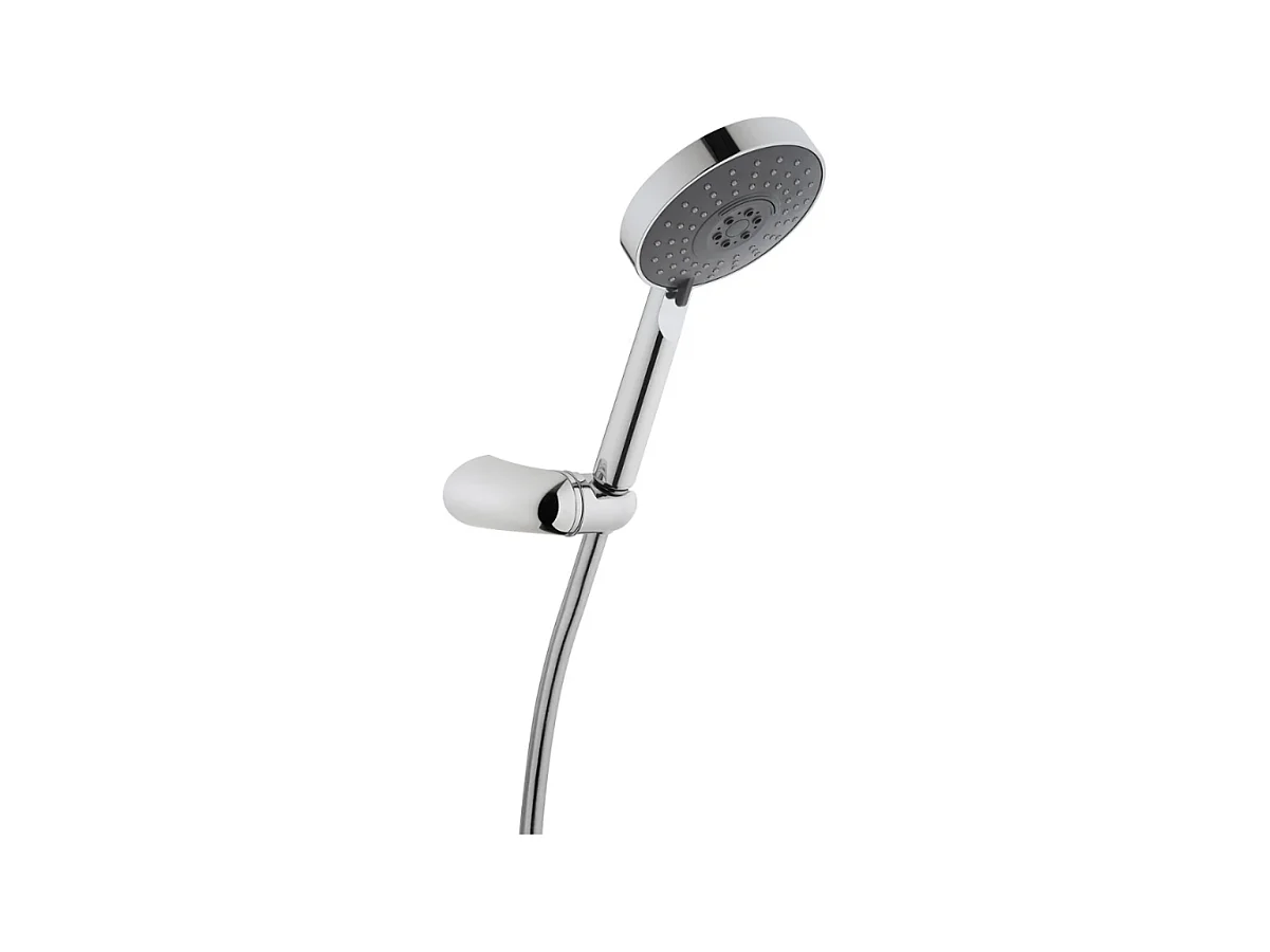Pommeau de douche VITRA Master Slot 3 jets avec support et flexible