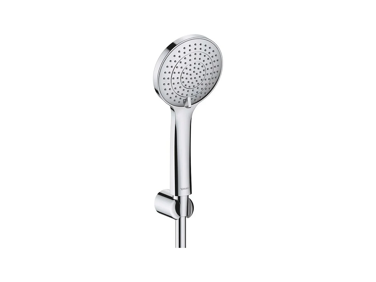 Pommeau de douche DURAVIT Universal 11 cm chromé avec support