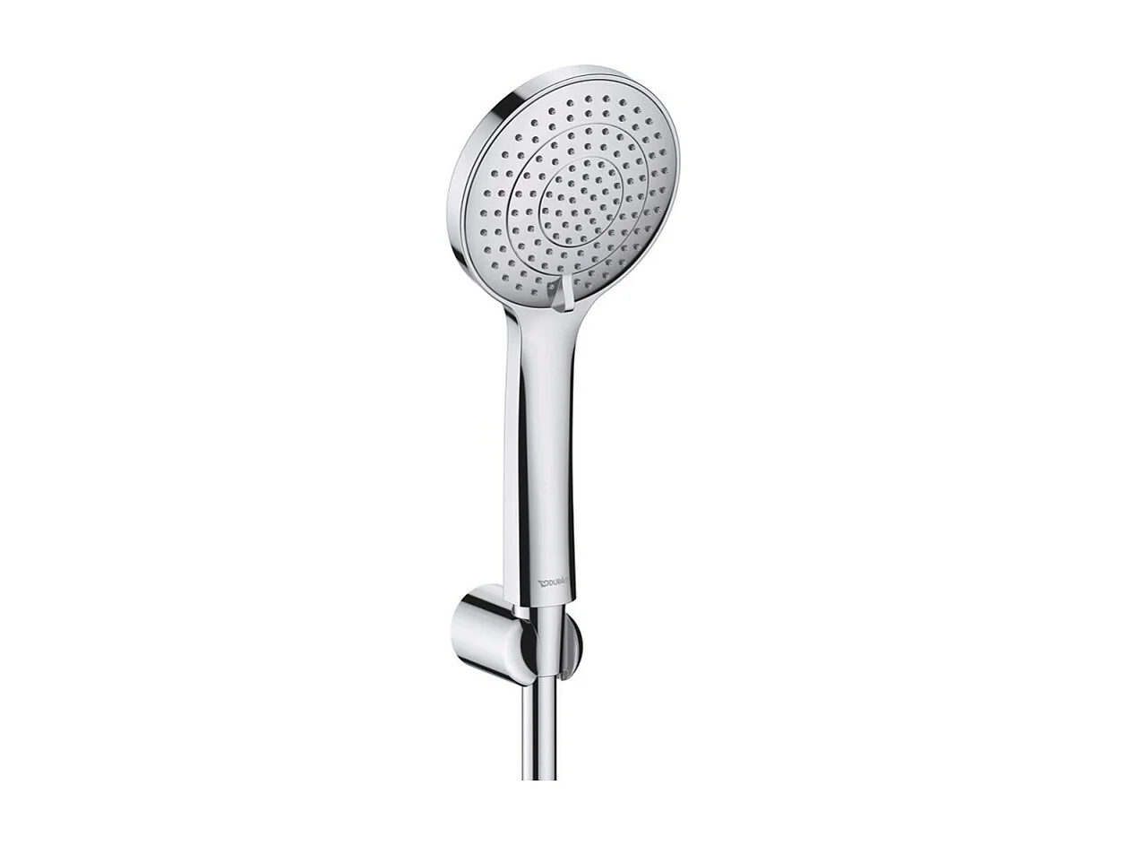 Pommeau de douche DURAVIT Universal 11 cm chromé avec support