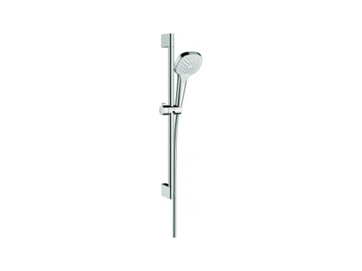 Set de douche Vario avec barre Unica'Croma 65 cm blanc/chromé Hansgrohe Croma Select E