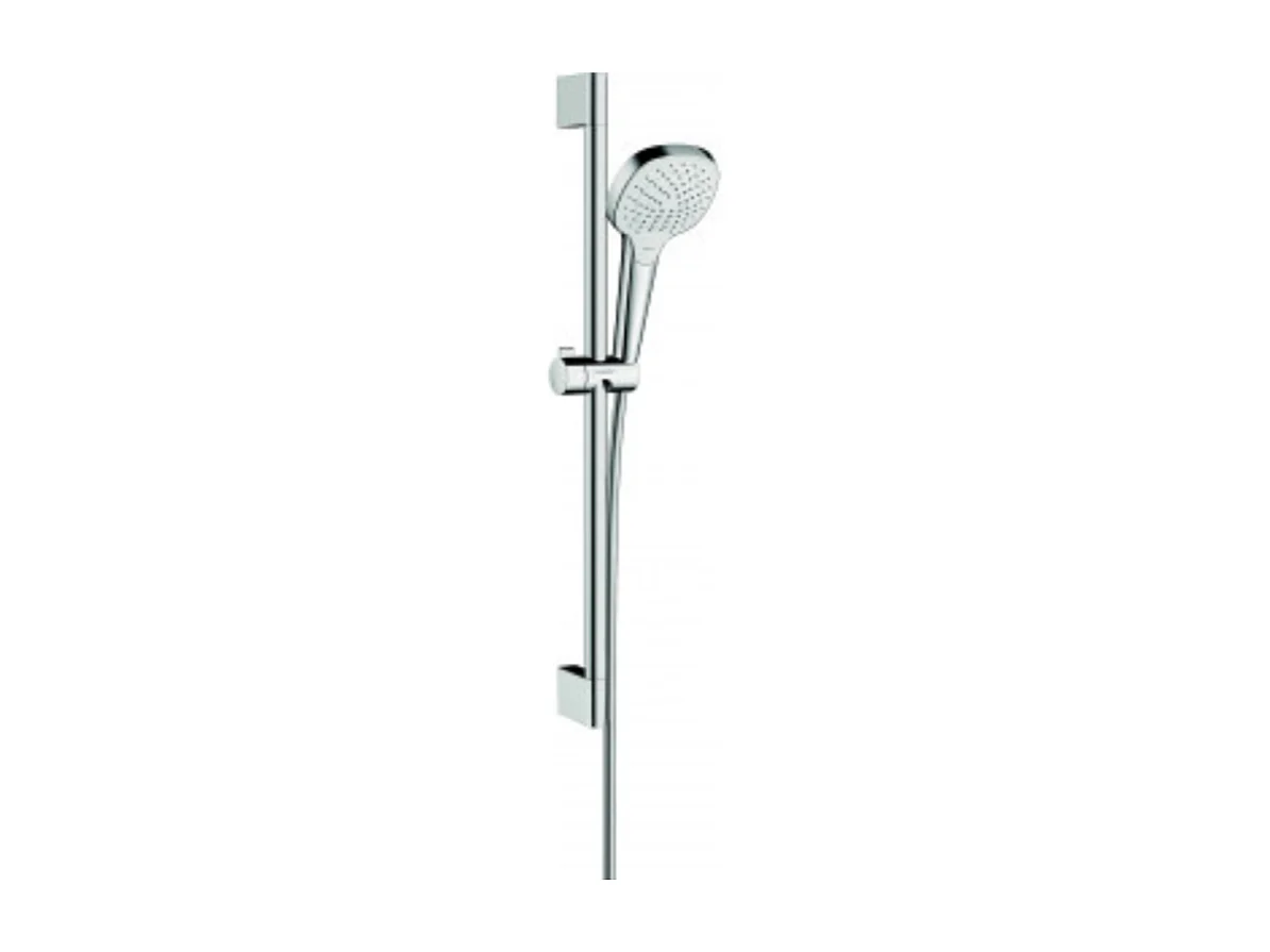 Set de douche Vario avec barre Unica'Croma 65 cm blanc/chromé Hansgrohe Croma Select E