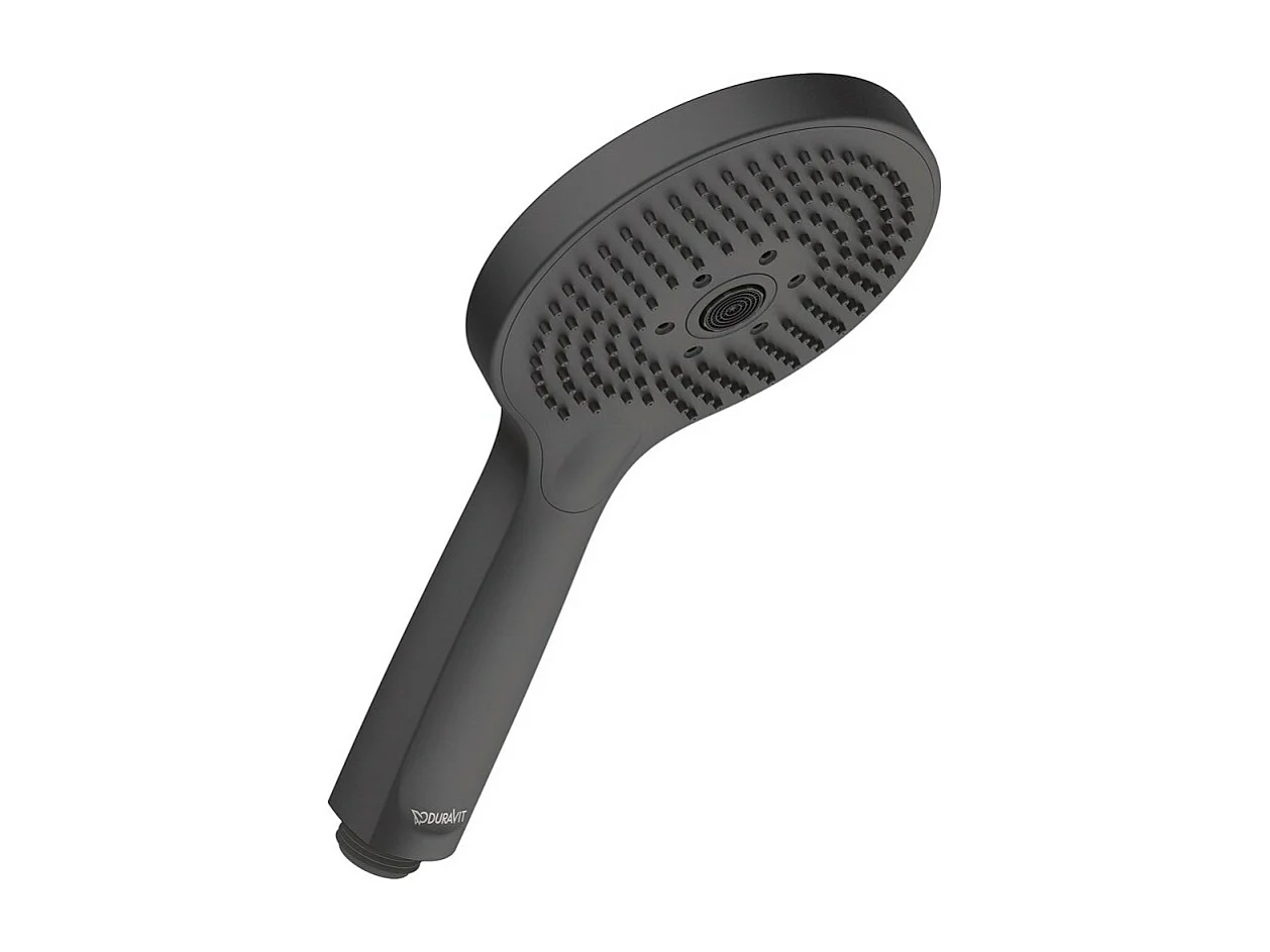 Pommeau de douche DURAVIT Universal MinusFlow 12 cm 3 jets noir mat