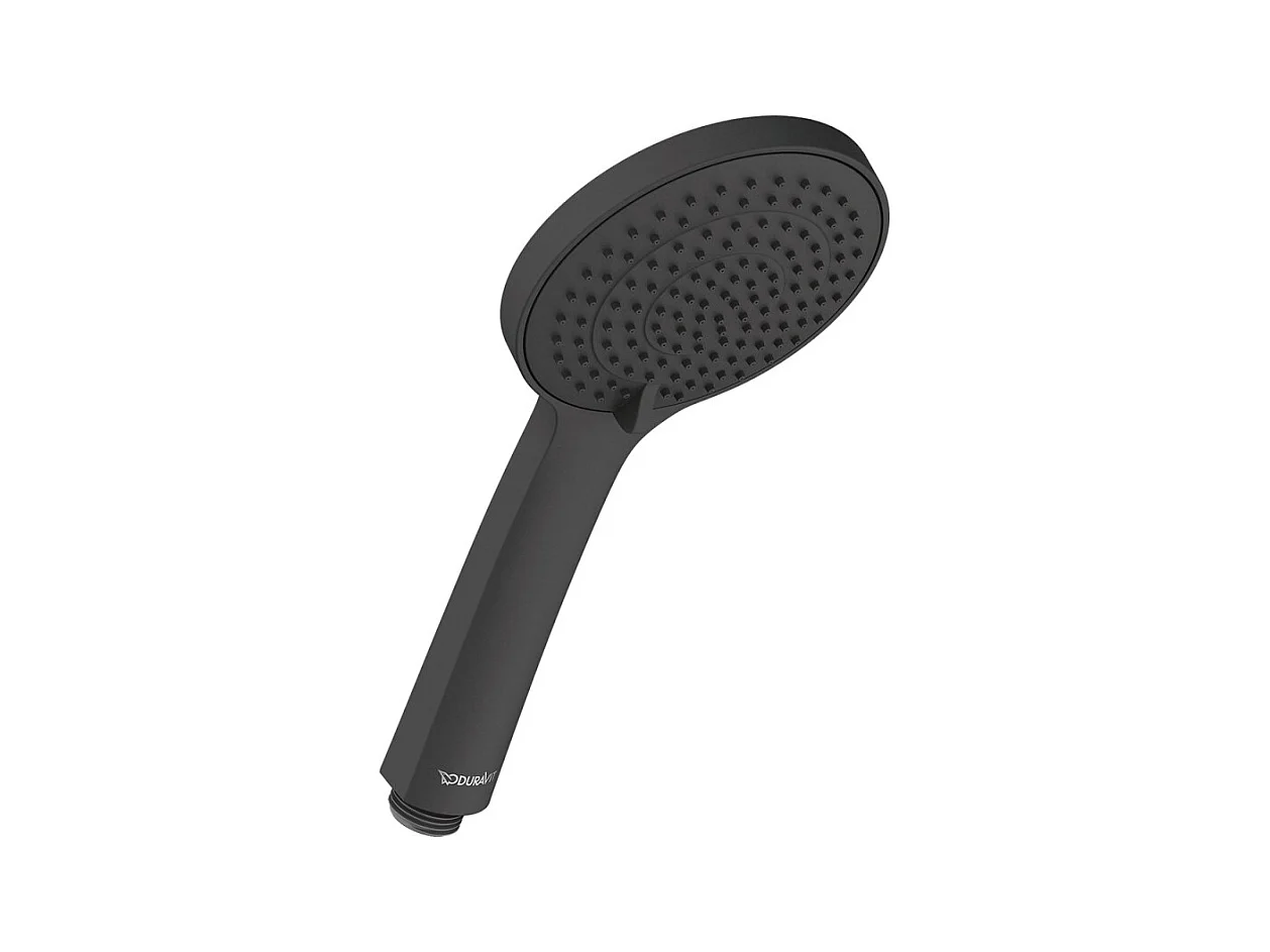 Pommeau de douche DURAVIT Universal 11 cm 3 jets noir mat
