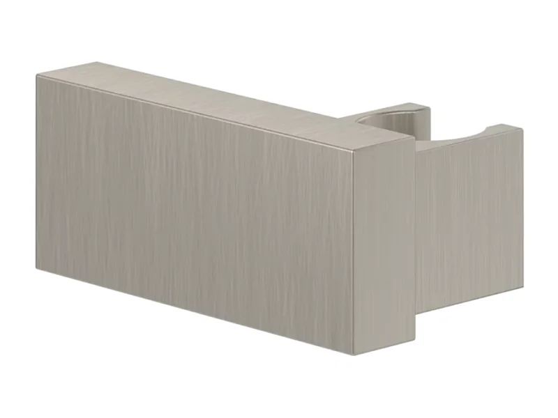Support mural fixe pour douchette VILLEROY ET BOCH Universal rectangle Brushed Nickel Matt