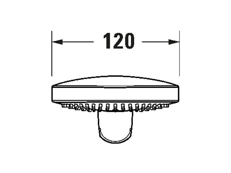 Alcachofa de ducha DURAVIT UNIVERSAL Chromé