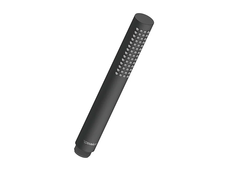 Pommeau de douche rond DURAVIT Universal 2,5 cm noir mat