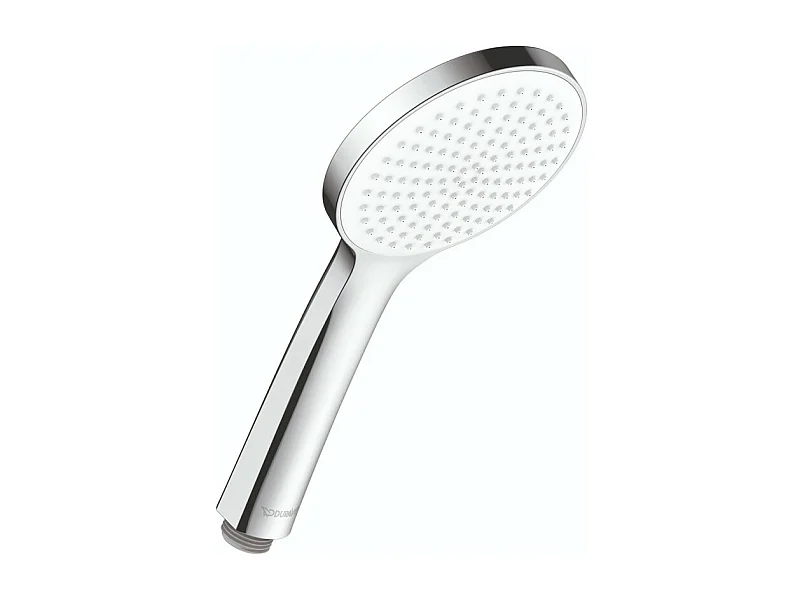 Pommeau de douche DURAVIT Universal 11 cm chromé blanc