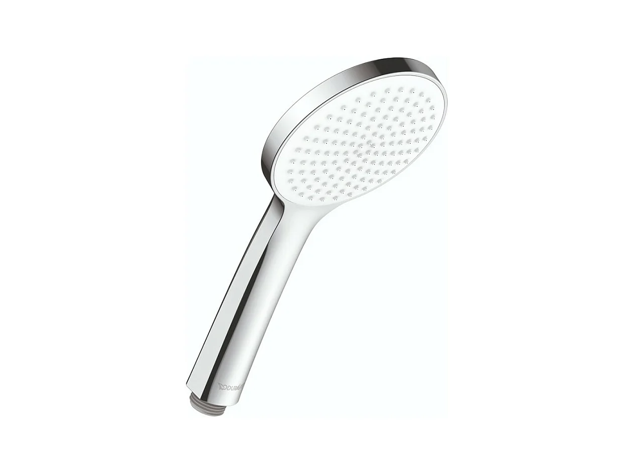 Pommeau de douche DURAVIT Universal 11 cm chromé blanc