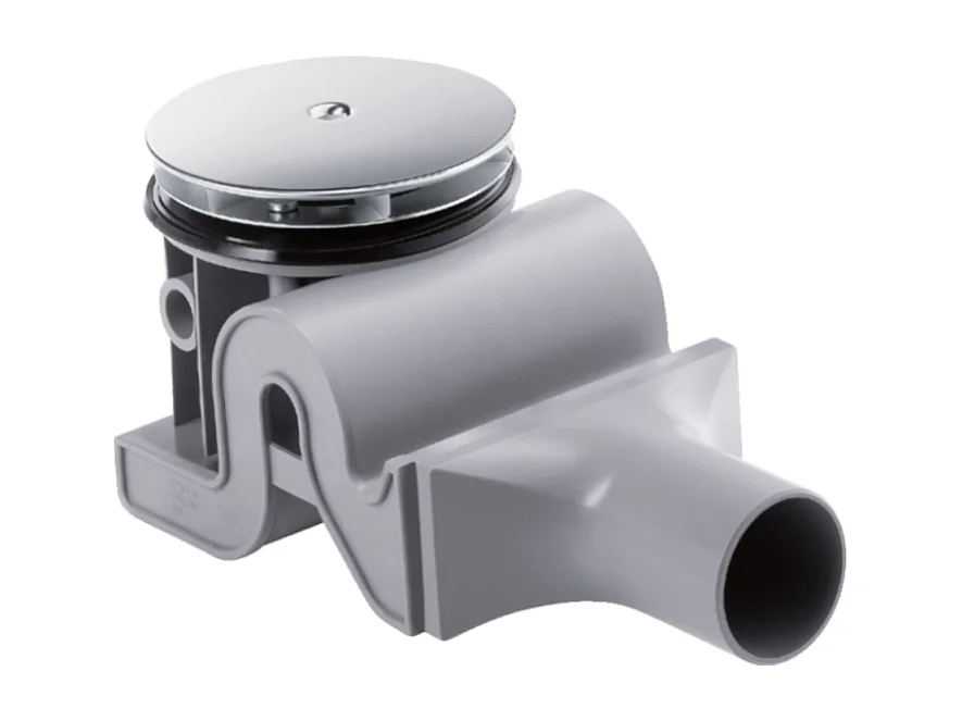 Bonde receveur de douche sortie horizontale HANSGROHE RainDrain 90 XXL chromé