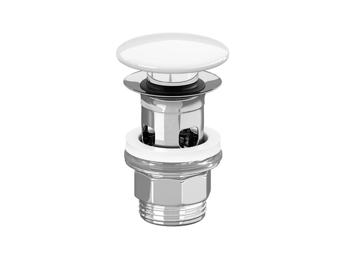 Bonde clic clac VILLEROY ET BOCH pour vasque Loop and Friends 7,2 x 7,2 x 10 cm