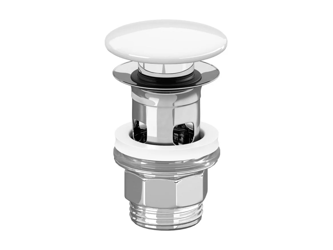 Bonde clic clac VILLEROY ET BOCH pour vasque Loop and Friends 7,2 x 7,2 x 10 cm
