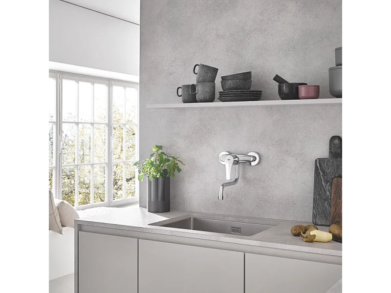 GROHE Fregadero de acero inoxidable 1 seno K700U