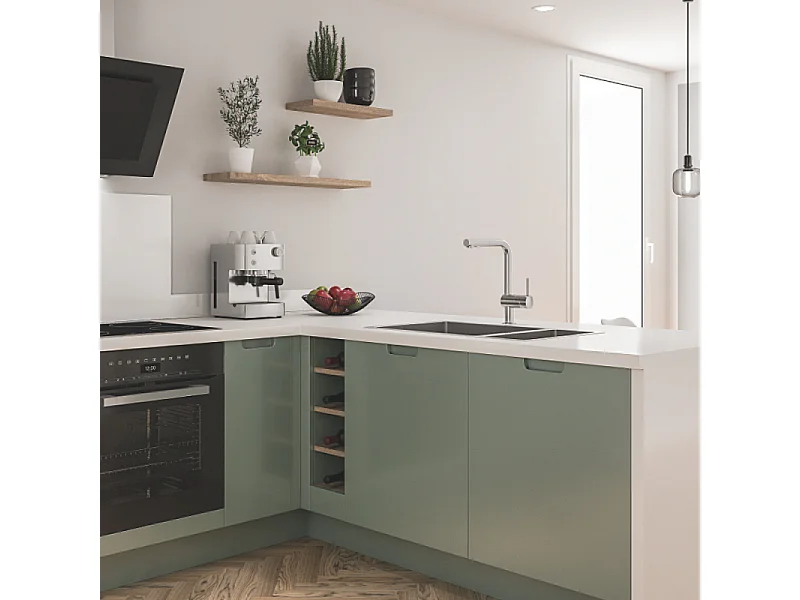 Evier à encastrer 1 bac et demi GROHE K700U acier inoxydable 59,5 x 45 cm