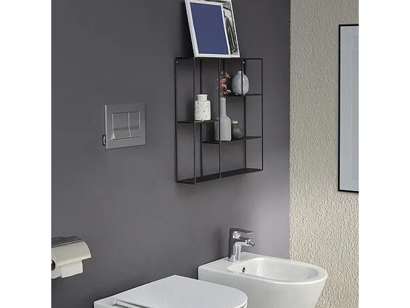 Pack WC suspendu sans bride JACOB DELAFON Odéon Rive Gauche + bâti support + plaque chromée