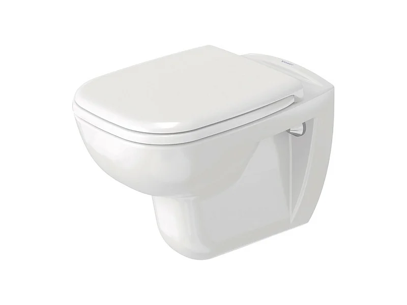 WC suspendu DURAVIT D-code avec abattant frein de chute synthétique