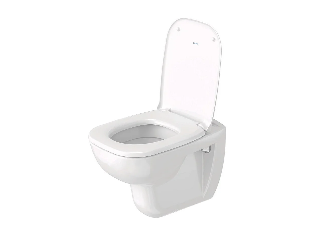 WC suspendu DURAVIT D-code avec abattant frein de chute synthétique