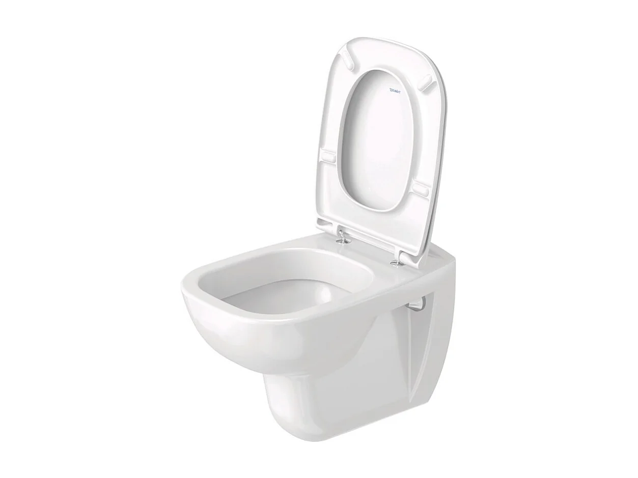 Cuvette WC suspendu DURAVIT D-Code avec abattant frein de chute déclipsable
