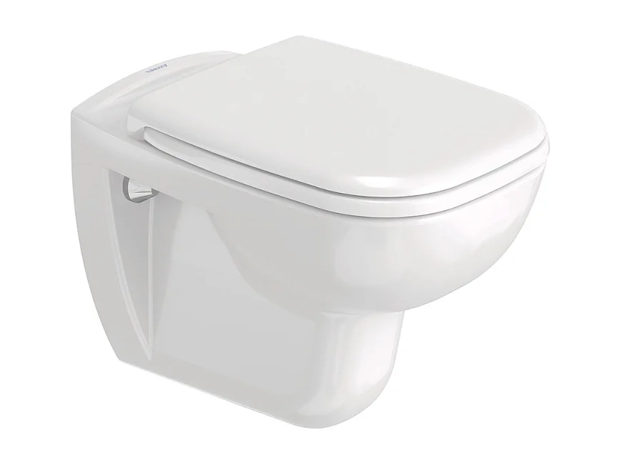 Cuvette WC suspendu DURAVIT D-Code avec abattant frein de chute déclipsable