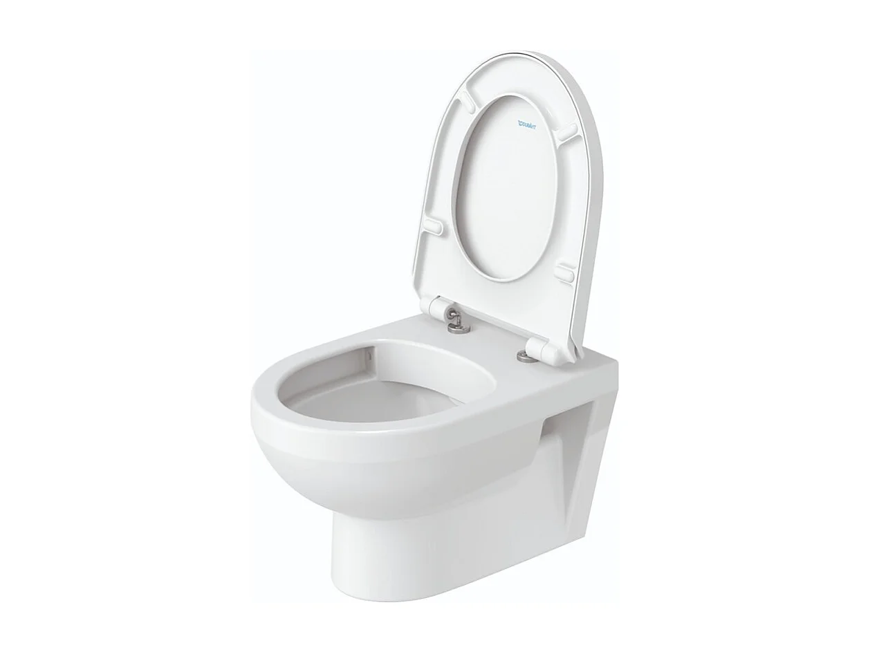 Cuvette WC suspendu sans bride DURAVIT No.1 avec abattant frein de chute déclipsable