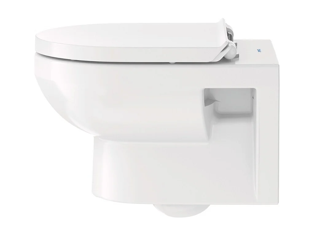 Cuvette WC suspendu sans bride DURAVIT No.1 avec abattant frein de chute déclipsable