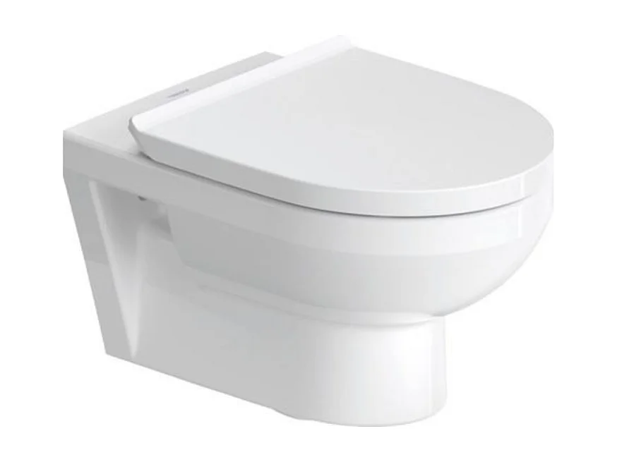Cuvette WC suspendu sans bride DURAVIT No.1 avec abattant frein de chute déclipsable