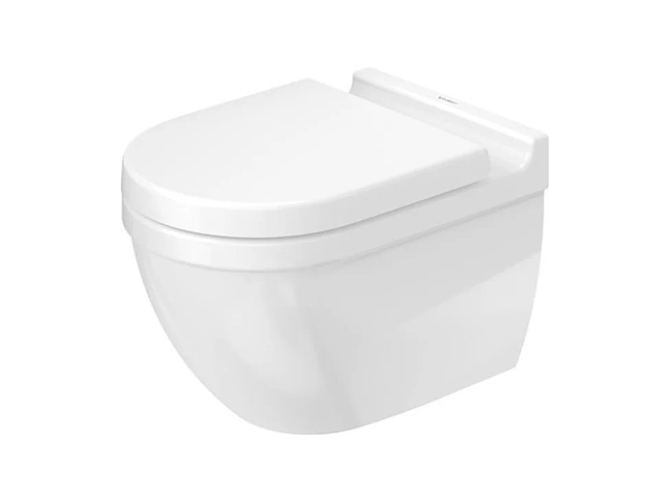 WC suspendu sans bride DURAVIT Strack 3 avec abattant frein de chute