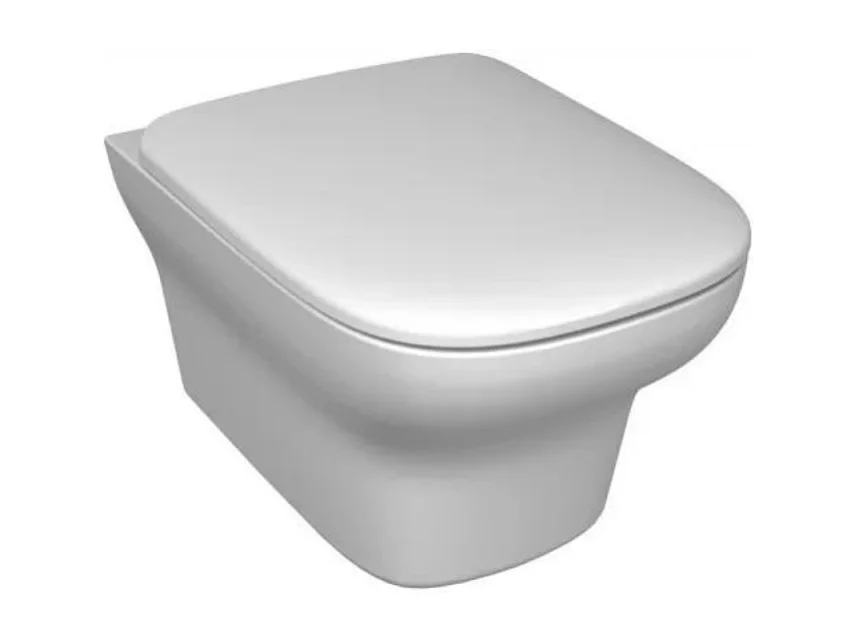 WC suspendu sans bride JACOB DELAFON Vox avec son abattant déclipsable à descente progressive