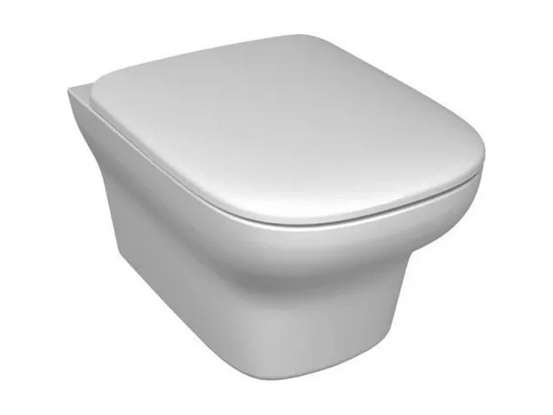 WC suspendu sans bride JACOB DELAFON Vox avec son abattant déclipsable à descente progressive