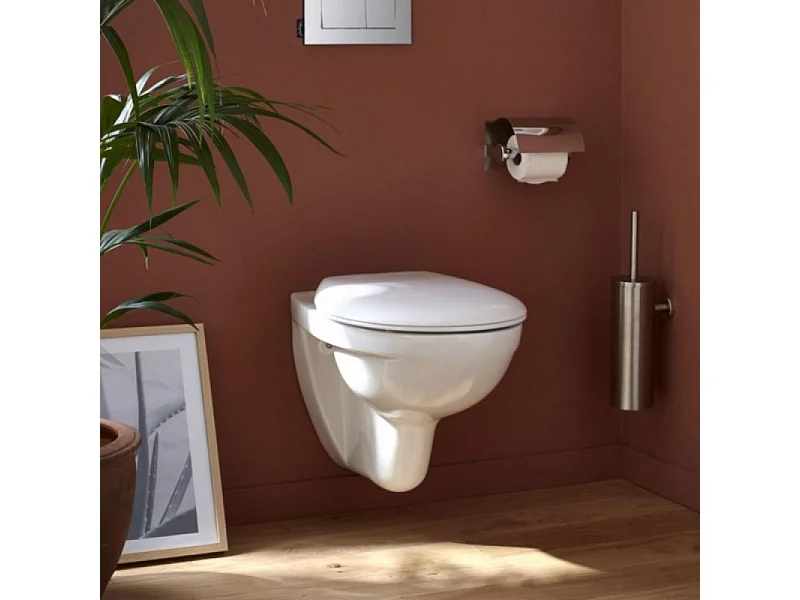 Cuvette WC suspendu sans bride JACOB DELAFON Patio avec abattant