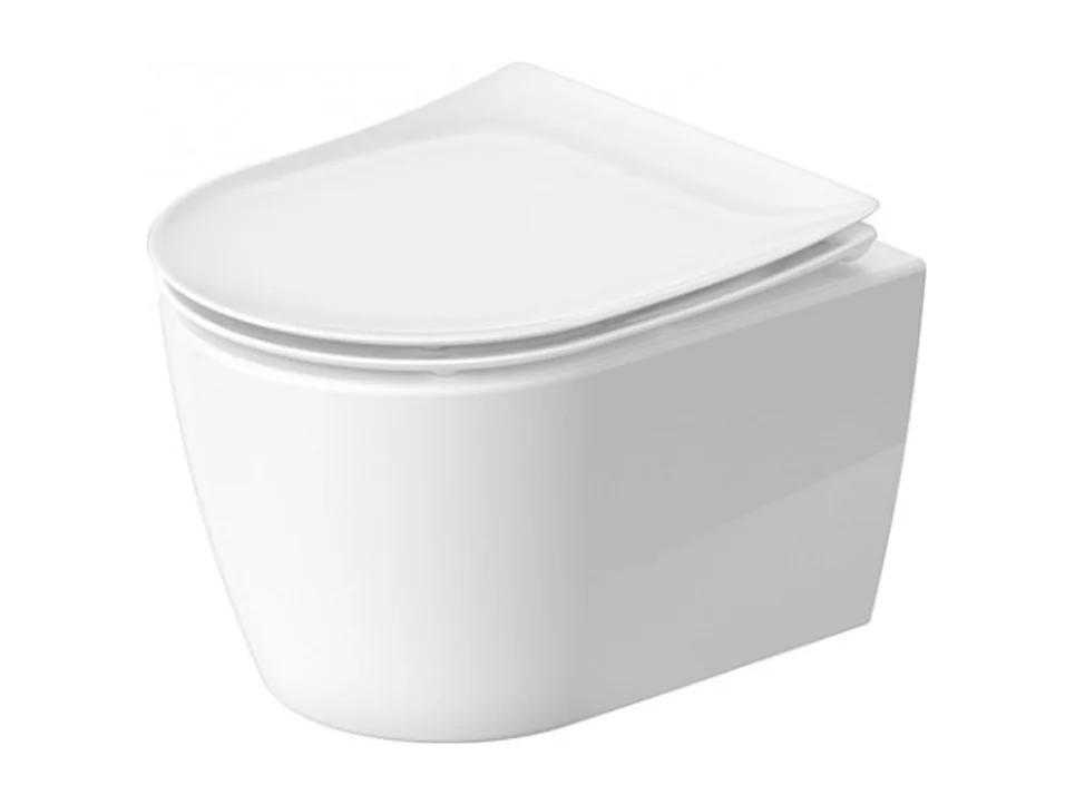 WC suspendu sans bride DURAVIT Soleil by Starck avec abattant frein de chute