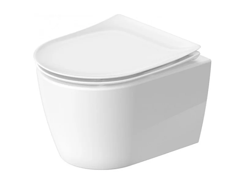 WC suspendu sans bride DURAVIT Soleil by Starck avec abattant frein de chute