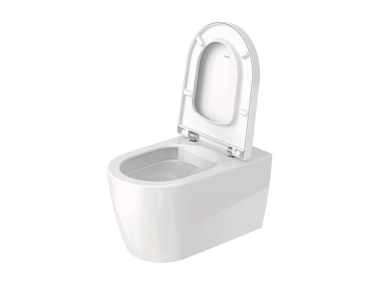 WC suspendu sans bride DURAVIT Me by Starck avec abattant frein de chute