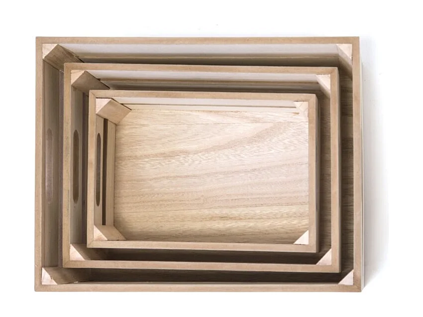 Factory set van 3 dozen 17x28x15/32x23x12/27x18x10cm