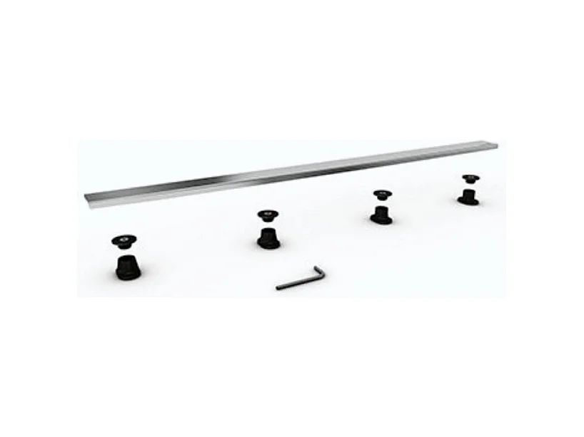 WEDI Barrette de finition à carreler pour évacuation linéaire 90 cm inox brossé Fundo