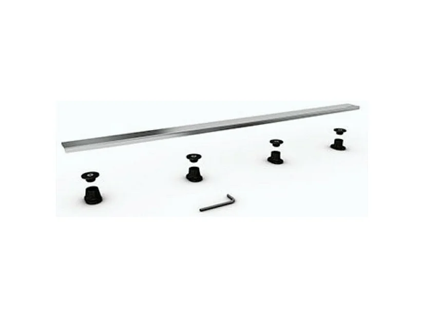 WEDI Barrette de finition à carreler pour évacuation linéaire 110 cm inox brossé Fundo