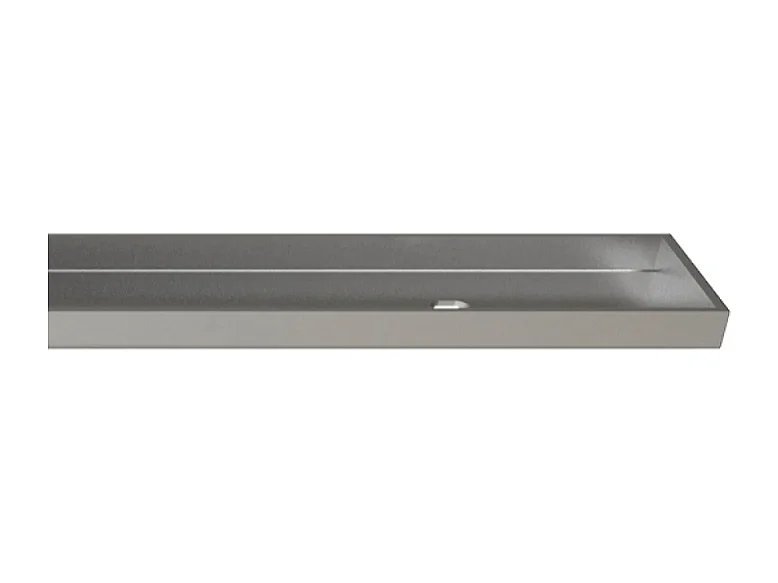 WEDI Barrette de finition à carreler pour évacuation linéaire 110 cm inox brossé Fundo