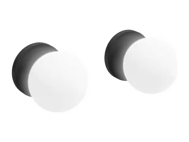 Paire d'appliques murales JACOB DELAFON Cléo 1889 gris Intense