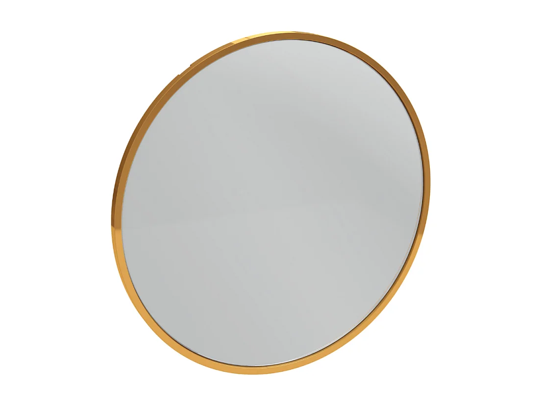 Miroir rond JACOB DELAFON Silhouette 90 cm laqué doré