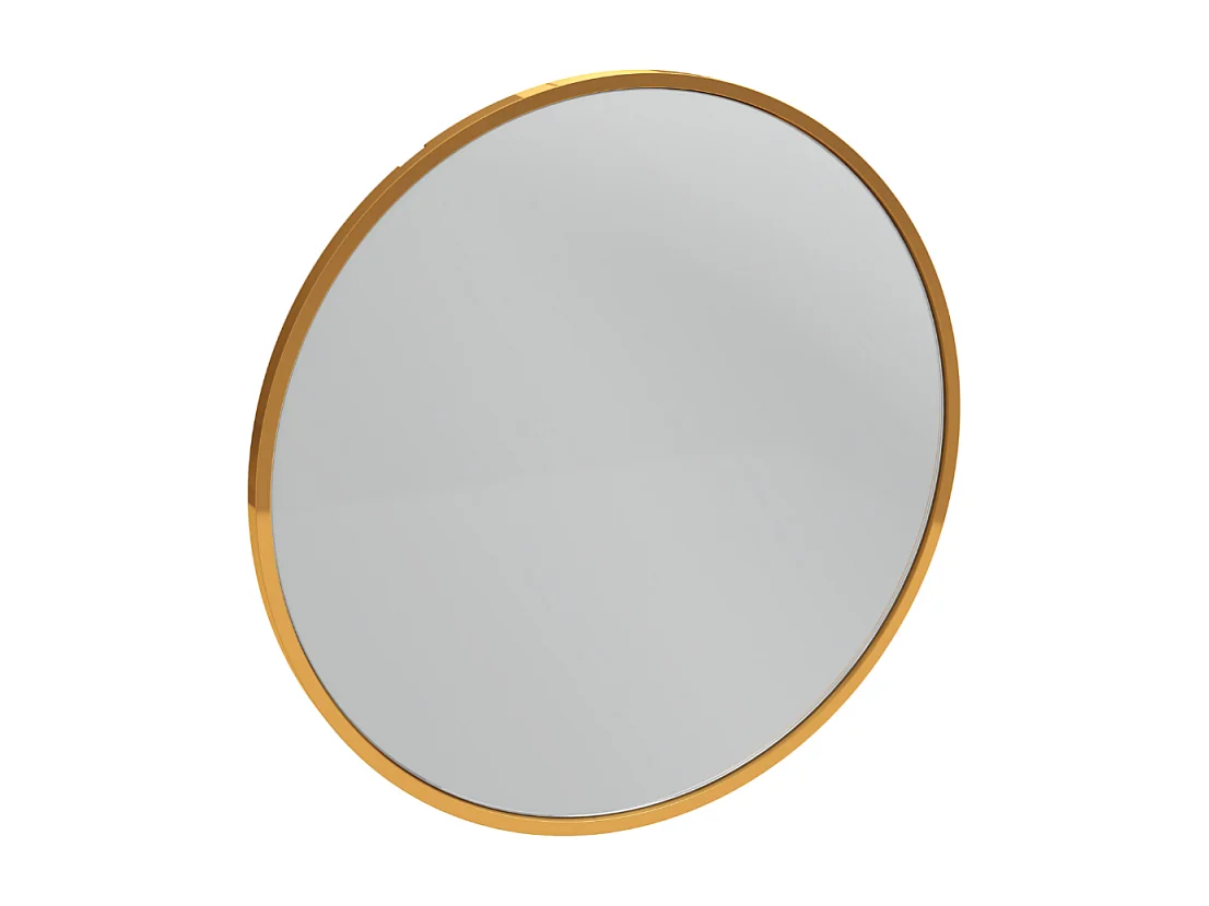 Miroir rond JACOB DELAFON Silhouette 50 cm laqué doré