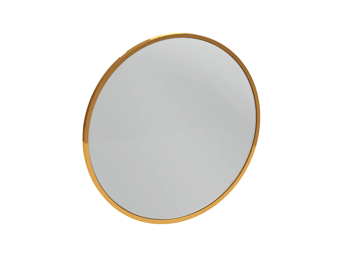 Miroir rond JACOB DELAFON Silhouette 70 cm laqué doré