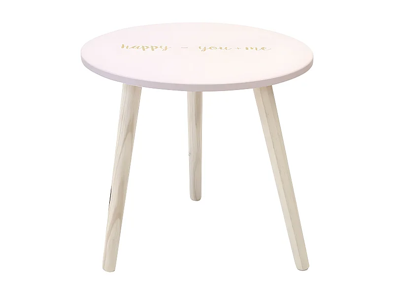 Beistelltisch MDF rosa 44x45x45cm