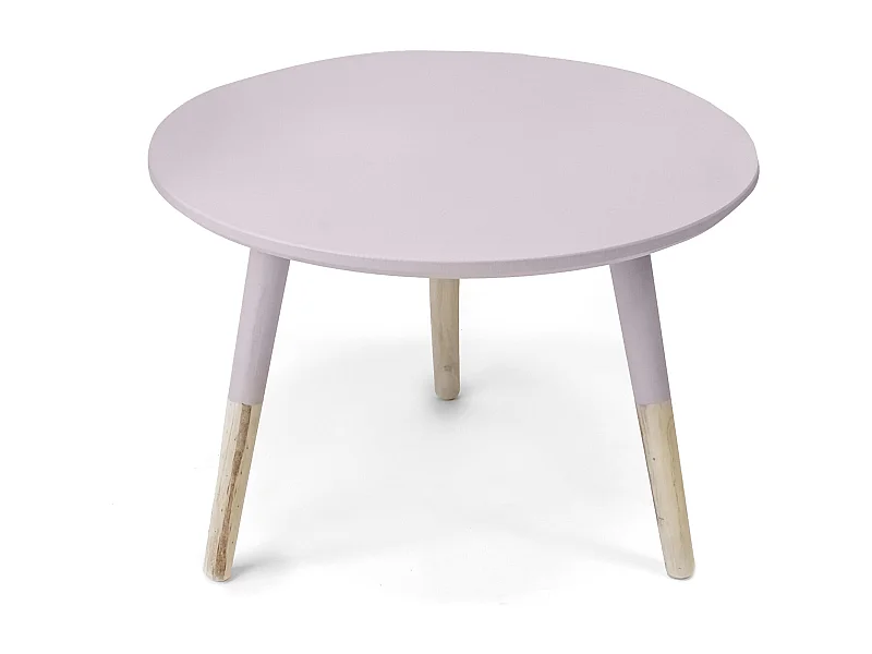 Mesa Vento pequeña en color rosa claro