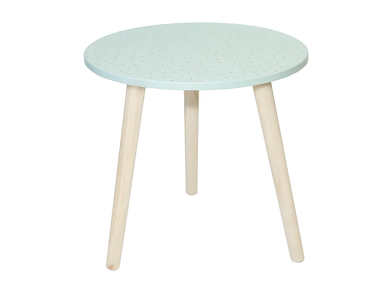 Mesa de centro verde Chic com desenho de triângulo