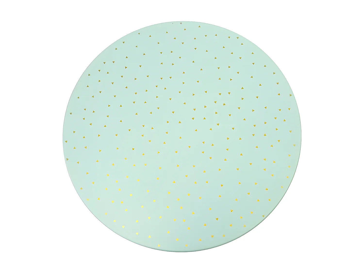 Mesita auxiliar MDF verde 44x45x45cm