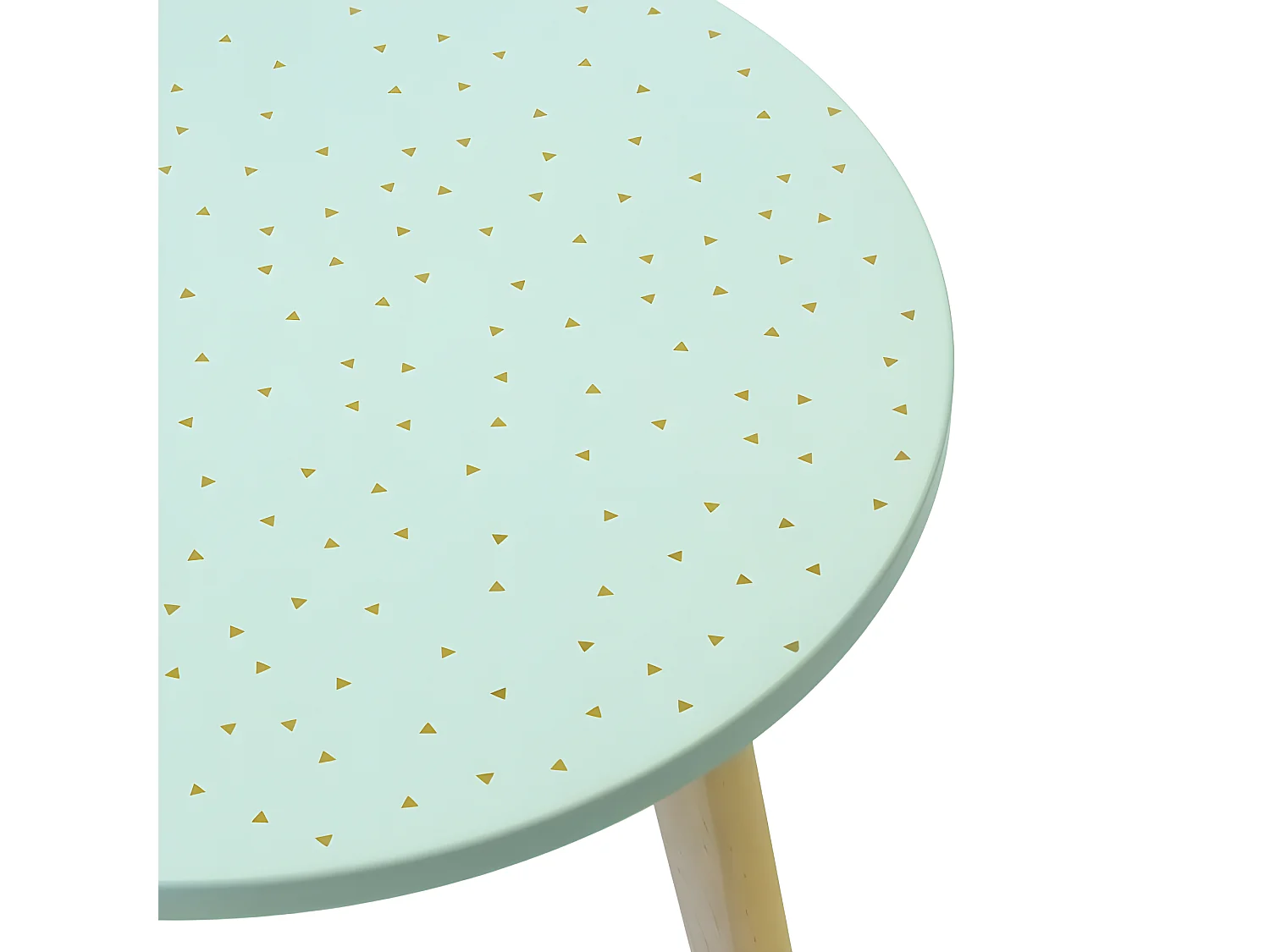 Tavolino MDF verde 44x45x45cm