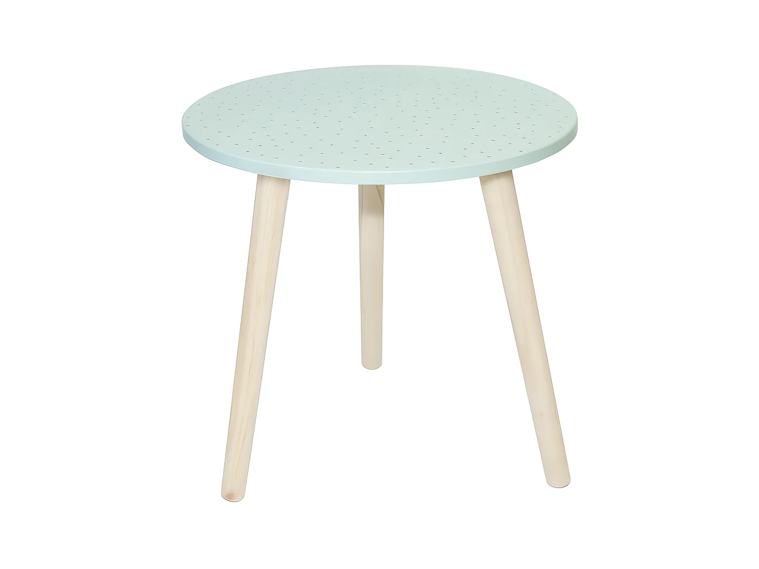 Table d'appoint MDF vert 44x45x45cm