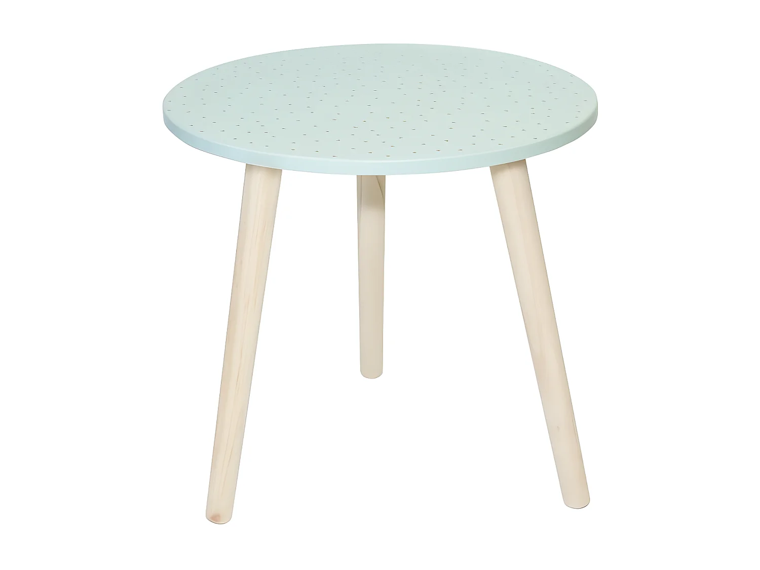 Mesa de centro verde Chic com desenho de triângulo