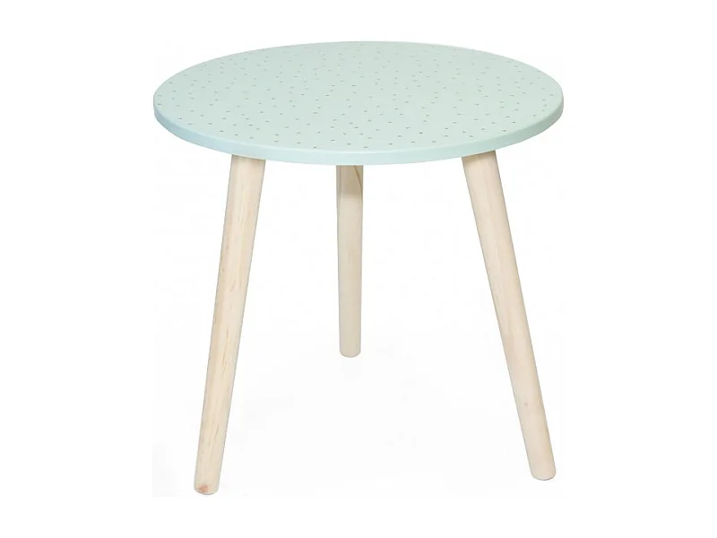 Mesa de centro verde Chic com desenho de triângulo